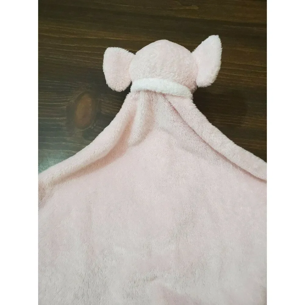 Angel Dear Lovey Elephant Pink Security Blanket Plush 12